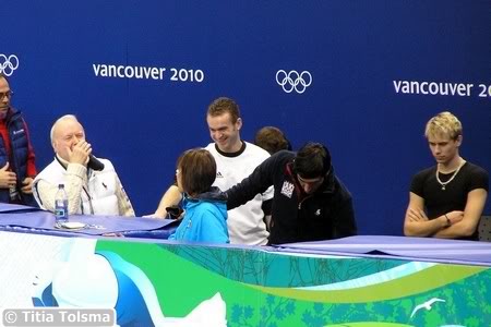 Kevin Van Der Perren, Michal Brezina, Evan Lysacek