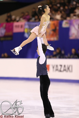 Riku Miura/Shoya Ichihashi during free skate