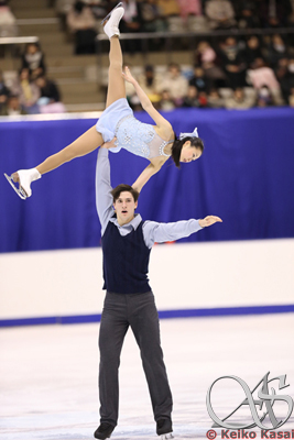 Sumire Suto/Francis Boudreau-Audet during free skate